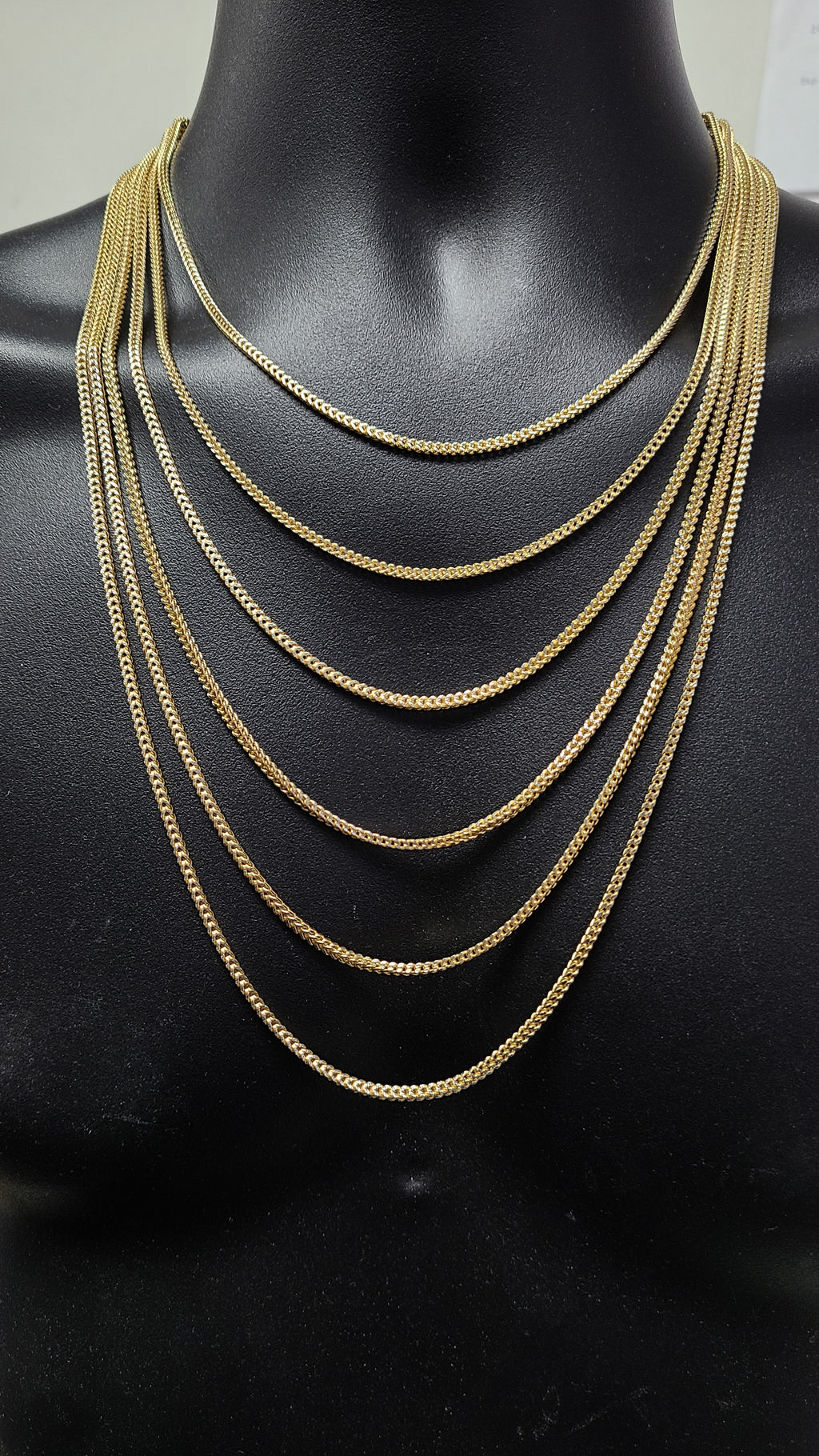 10k Diamond Cut Gold Franco Chain AL-002
