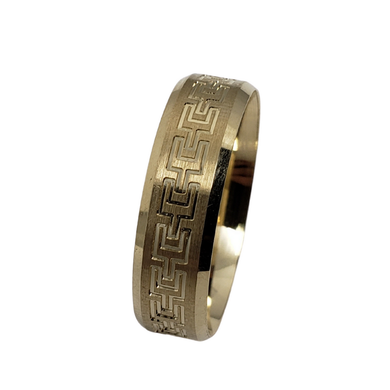 Wedding Band Ring in 10k Yellow Gold WGB-029
