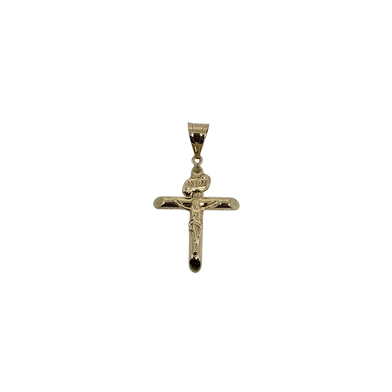 Handcrafted 10K Gold Cross Pendant – Symbol of Faith