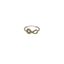 Bague infinie en or 10k pour femme Nouveau