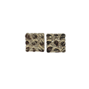 10k Gold Yellow Gold Elegant Square Nugget design