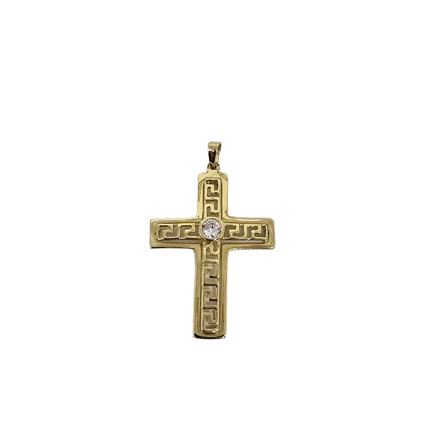 10k Gold Cross Pendant NEW MBS-1052