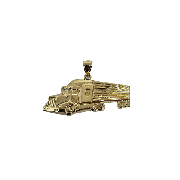 10k Gold Truck Pendant