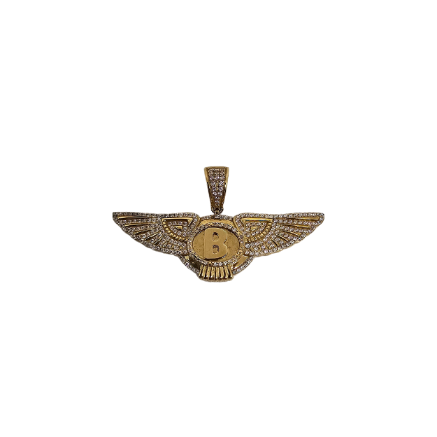 10k Gold pendant Bentley New