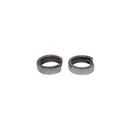 10k or blanc Boucles d'oreilles Huggies
