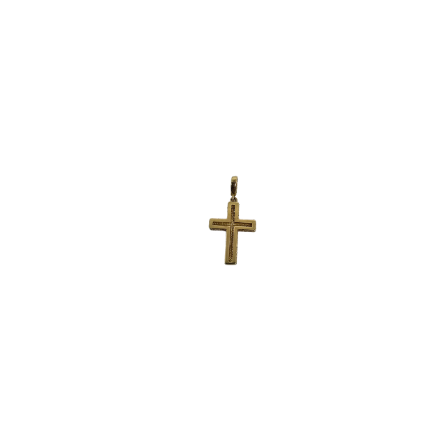 Gold  Cross Pendant Andriano