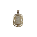 Elegant 14k 2.00ct Diamond plate Cuban link style