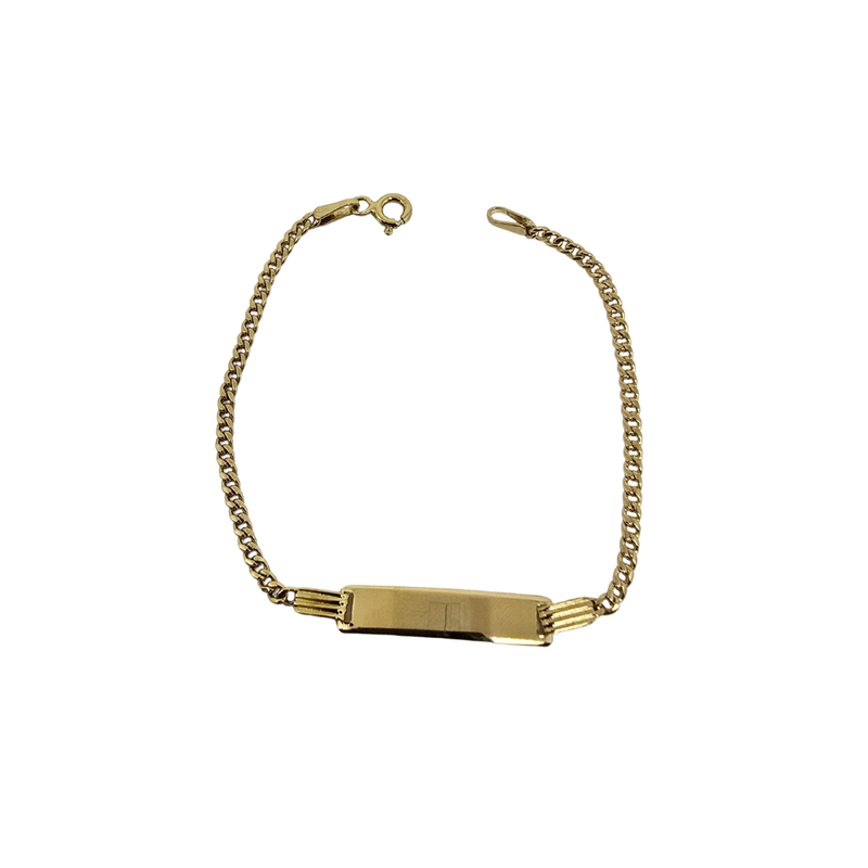 Bracelet Bébé Chaîne Figaro Or Jaune 10K BABY-002