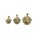 10k Classic Medusax3 Pendant