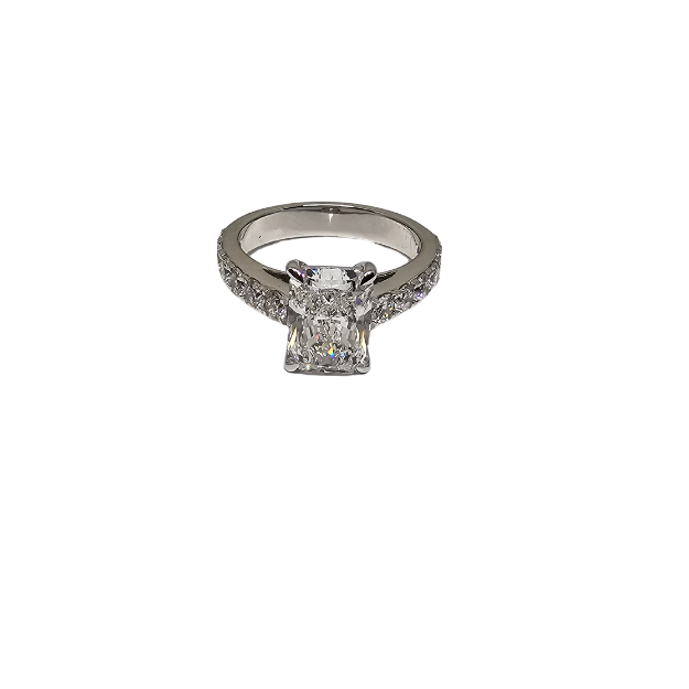 14k 2.51ct Radiant Shape VS Diamonds