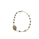 4mm Rosary  Bracelet 10K Yellow Gold