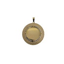 10k Gold Medallion  Pendant New