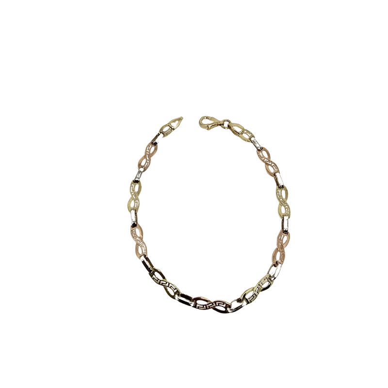 10K 3mm Stephani Bracelet  Yellow Gold MBS-705