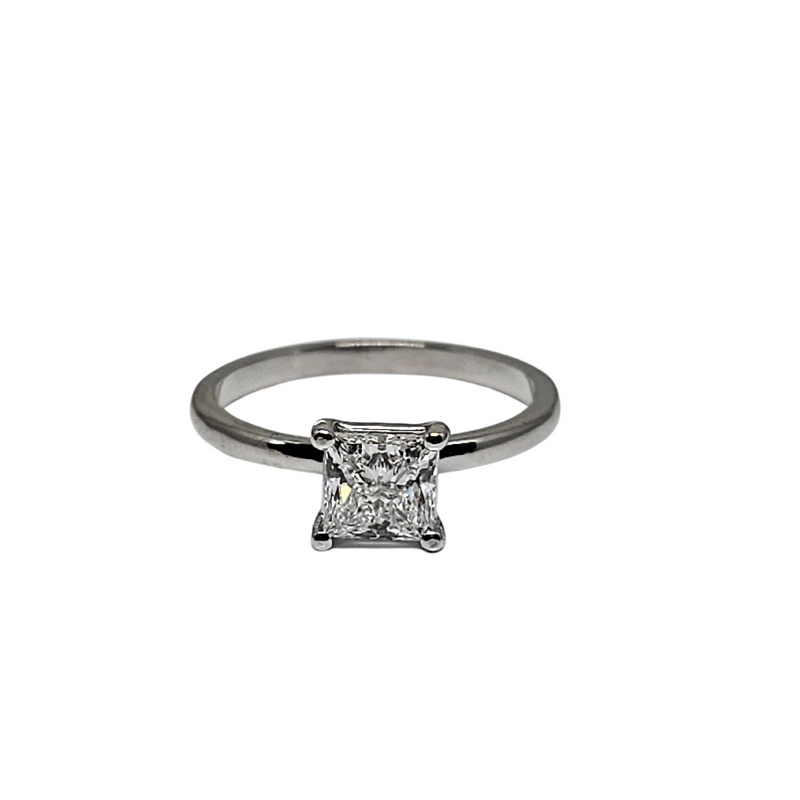 14k Cushion 1.00ct VS diamond Engagement Ring