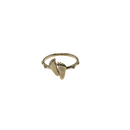 Tiny Steps – 10K Yellow Gold Ring with Baby Feet Design