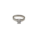14K Gold Solitaire Engagement Ring with 1.05ct Radiant-Cut VS Lab Diamond