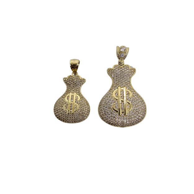 10k Gold Money Bag New CAL-54