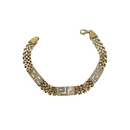 4.5mm Miami Cuban Link Bracelet or jaune 10K Box-002