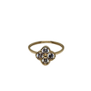 10k Gold  Women Clover   Ring New