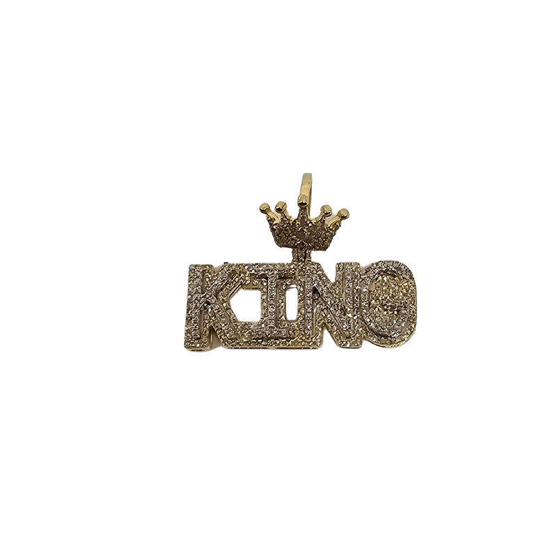 10k King Crown 0.85ct de diamants