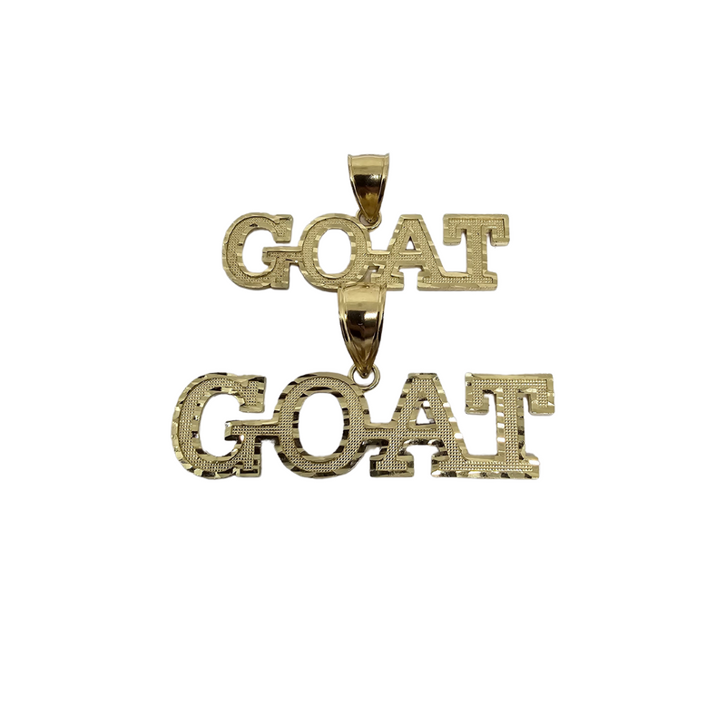 10k Goat Yellow Gold Pendant