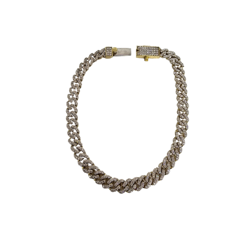 10k 6mm Miami Cuban Link 2.25ct Diamonds