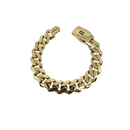 15mm Monaco Bracelet in 10K Yellow Gold