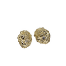 Boucles d'oreilles lion 10k