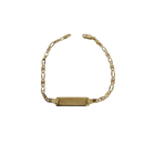 Bracelet Bébé Chaîne Figaro Or Jaune 10K BABY-002