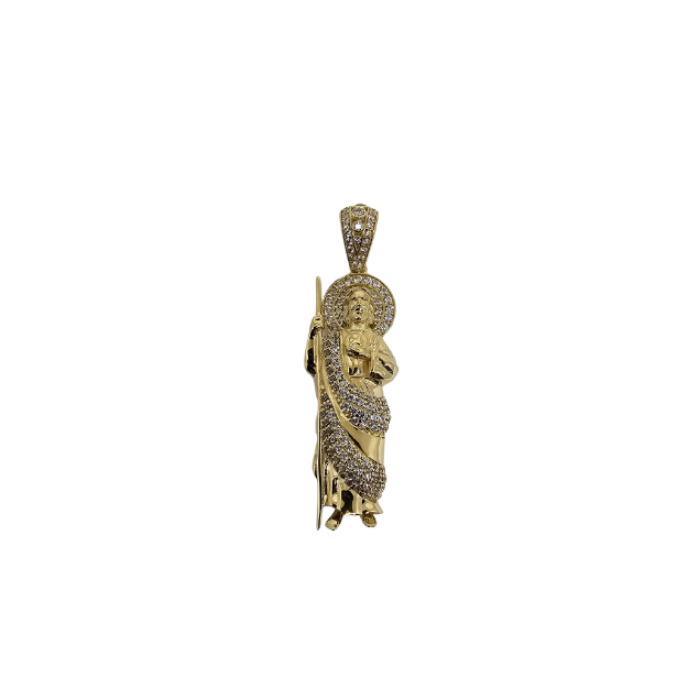 10k Gold Jesus Pendant