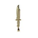 Knife - 10K Gold  Pendant
