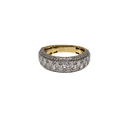 10k 2.08ct SI  Diamond Band New