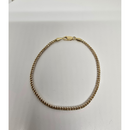 Stunning 10k Yellow gold 2 tones Franco Bracelet DREY-030