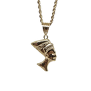 Torsade laser cut en or 10kt + Ange qui prie en or 10 karat LA512