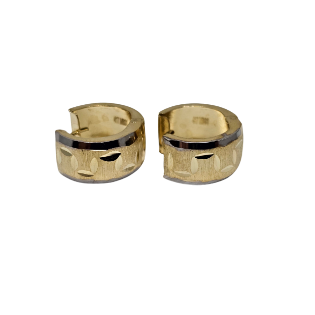 10k Yellow Gold Huggies