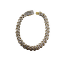 10k 9mm Monaco Diamond Cut Bracelet