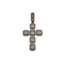 10k Cross 1.30ct of Diamonds Baguetties 10k Gold NEW