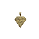 10K Gold Diamond  Pendant New
