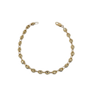 10k 5mm Grains de café or jaune