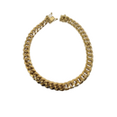 8mm Miami Cuban Link Bracelet 10K Yellow Gold CC-0009