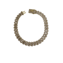 Bracelet en or jaune de Monaco 10k 5mm