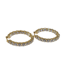 10k Round Earrings 5.33ct VS Diamonds