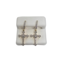 Boucles d'oreilles Croix 10k 0.65ct diamants VS