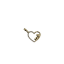 Bold 10k Gold Heart Pendant – A Timeless Statement of Love