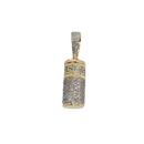 10k ASHS Pendant 0.90ct Diamonds meduse style