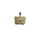 10k Gold Thug Life  Pendant New