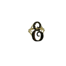 10k Letter E Ring