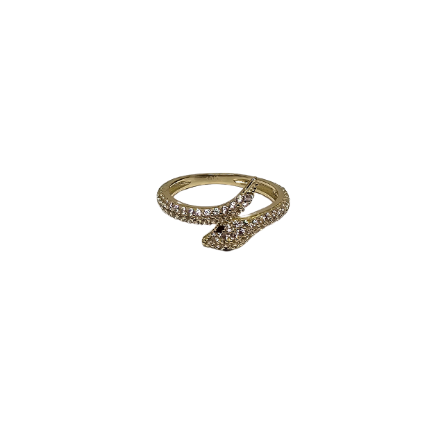 10k Gold Snake Women Ring New