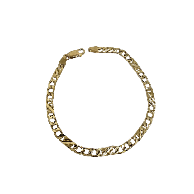 10K 4mm Danny Bracelet  Gold MBS-1084