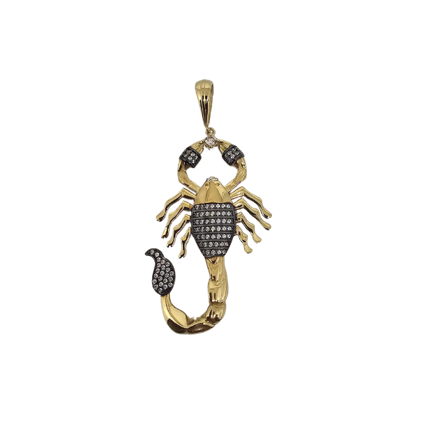 10k Gold pendant  Scorpio New